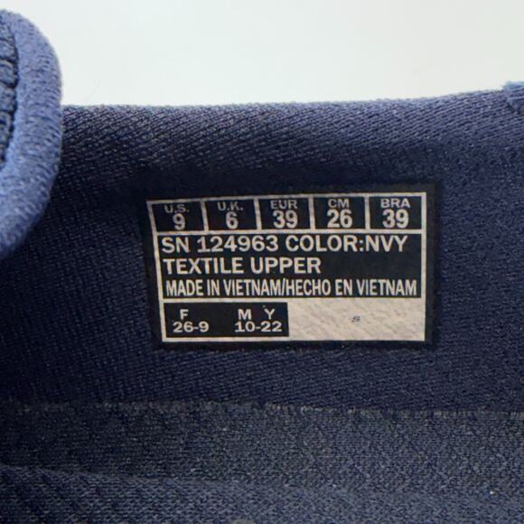 Skechers Slip Ins GoWalk Women Sze 9 Navy Air Cooled Memory Foam Walking Travel - Picture 4 of 11